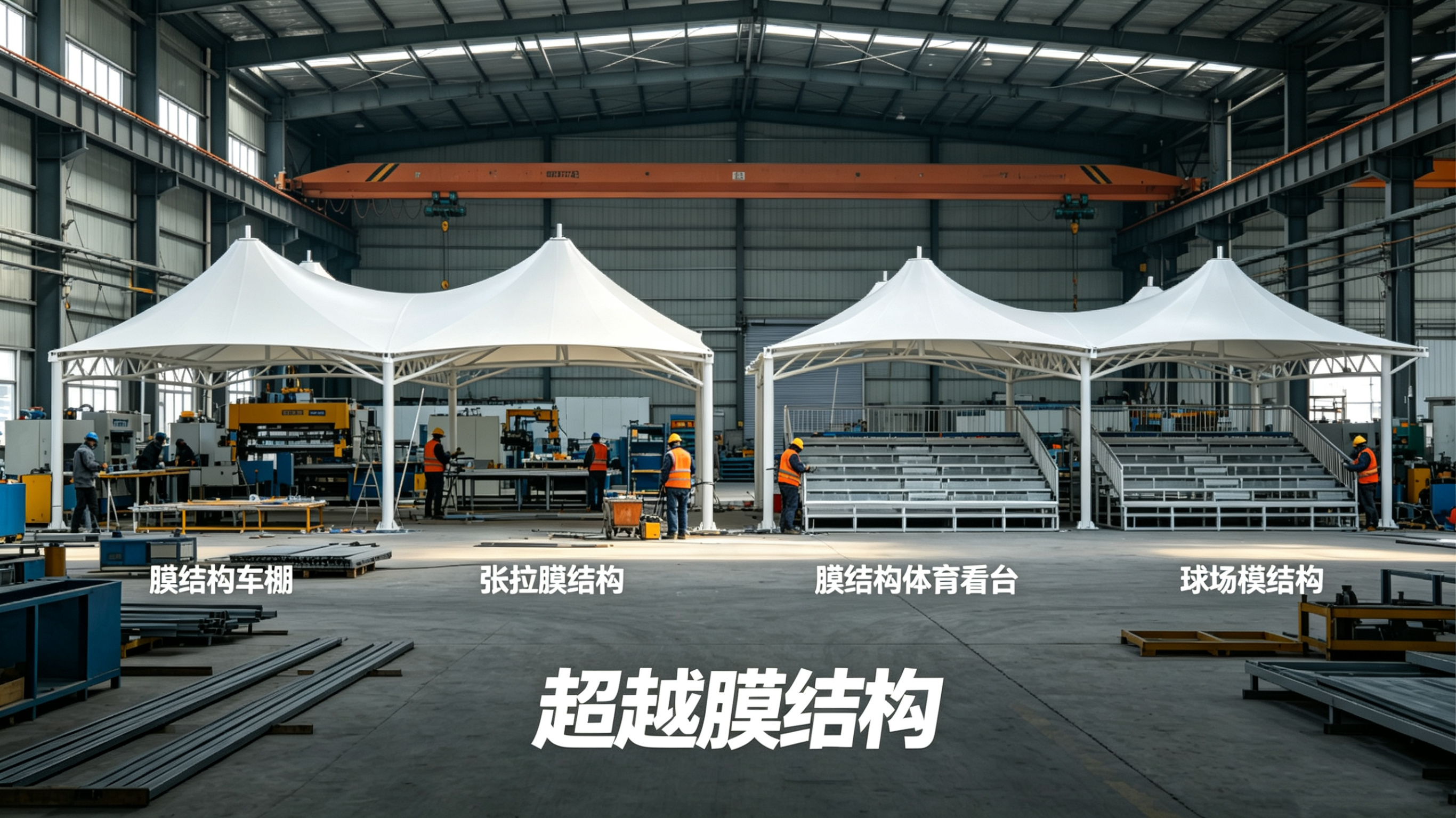 温州市膜结构工程膜结构车棚 - 方案